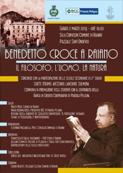 Benedetto Croce a Raiano. Il filosofo, l’uomo, la natura