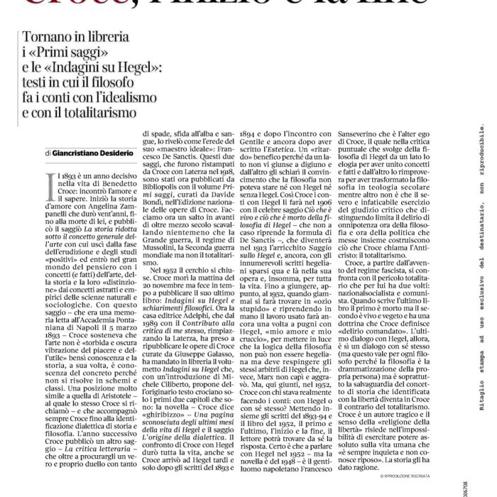 Croce, l’inizio e la fine